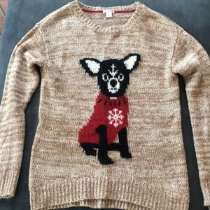 Ugly (cute) Chihuahua Christmas sweater